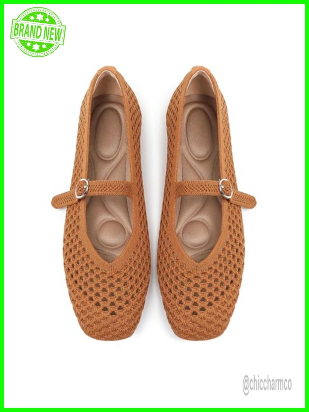 Woven Mary Jane Flats Women Square Toe Casual Ballet Flat Shoes Ankle Strap
